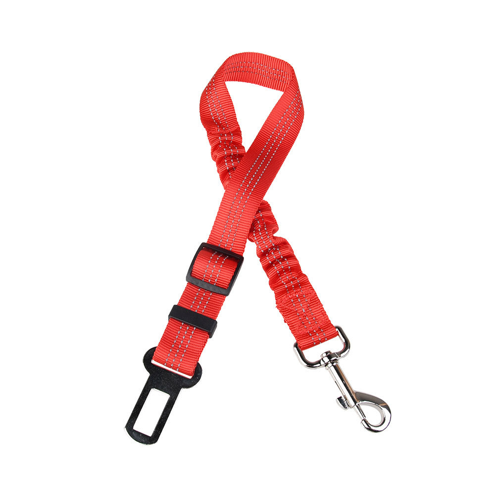 Elastic car seat belt traction rope