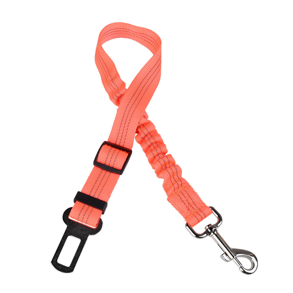 Elastic car seat belt traction rope