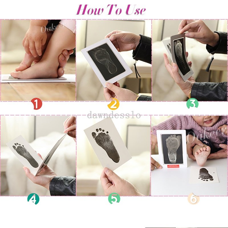 Cat Dog or Baby Footprint Handprint Pad