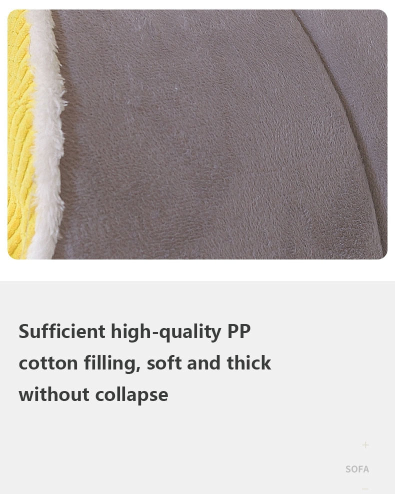 Luxurious Semi-Enclosed Cat Tent Bed